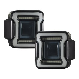 Jeep Wrangler Tail Lights - Rear - FORM Lighting - LED Sequential - Smoked - `18-`23 Jeep Wrangler Tail Lights - Rear - FORM Lighting - LED Sequential - Smoked - `18-`23